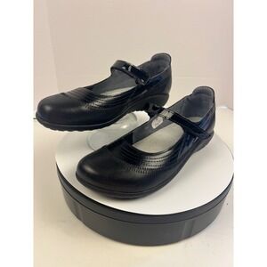 Naot Kirei Wide Mary Jane Black Patent Comfort Arch Support Womens‎ 7-7.5 (38)